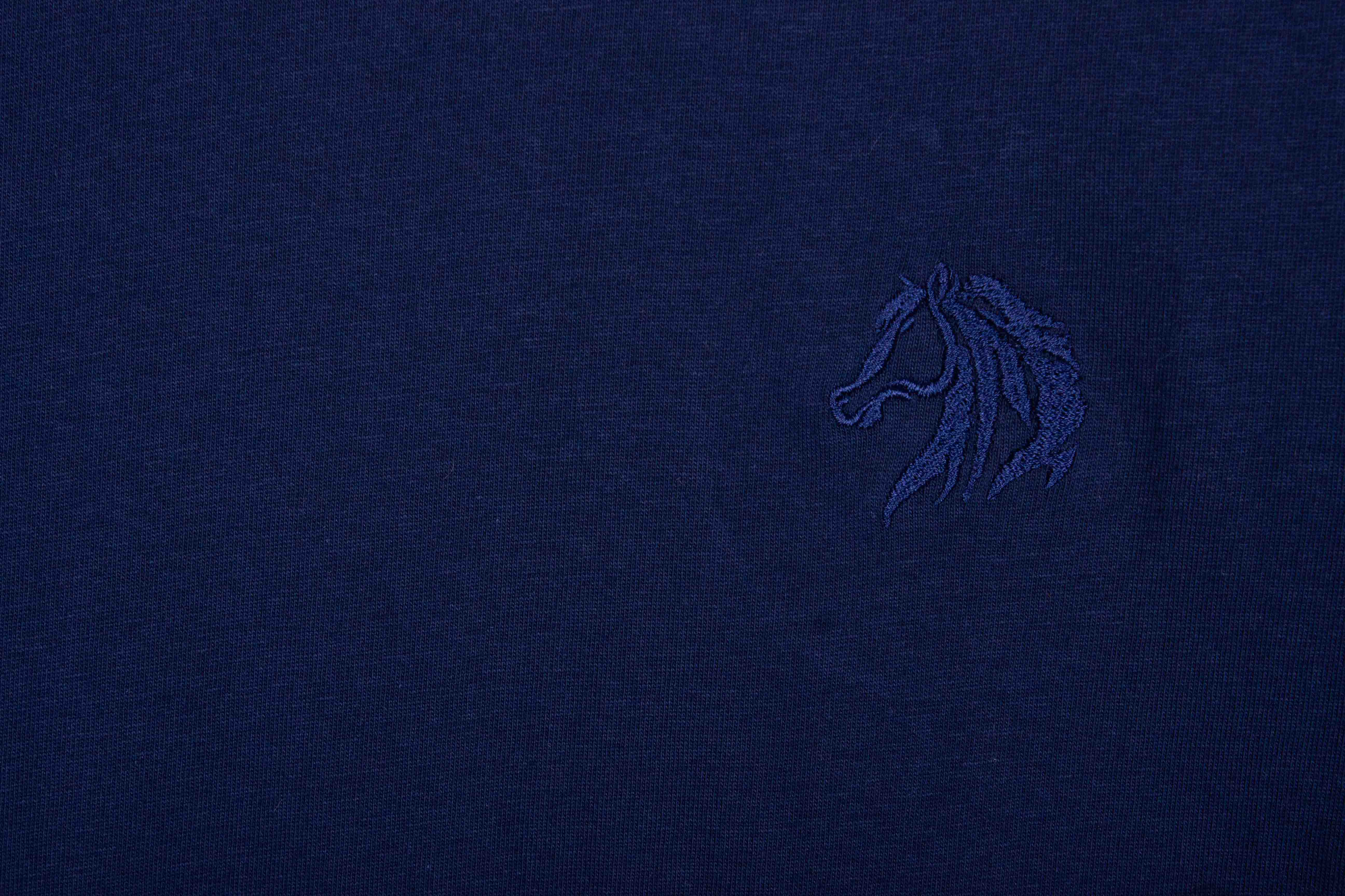 Navy Blue & Grey Checks