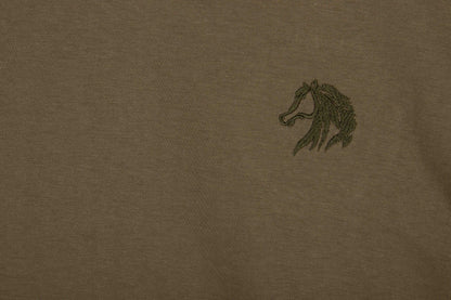 Olive Green & White Checks