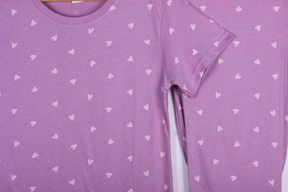 Soft Lavender Hearts