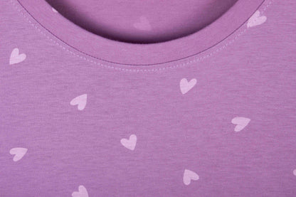 Soft Lavender Hearts