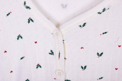 Ivory Mini Hearts Shorts