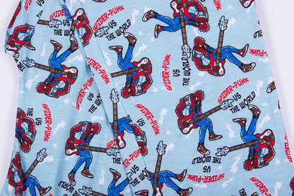 Baby-Blue Spider-Man Guitar