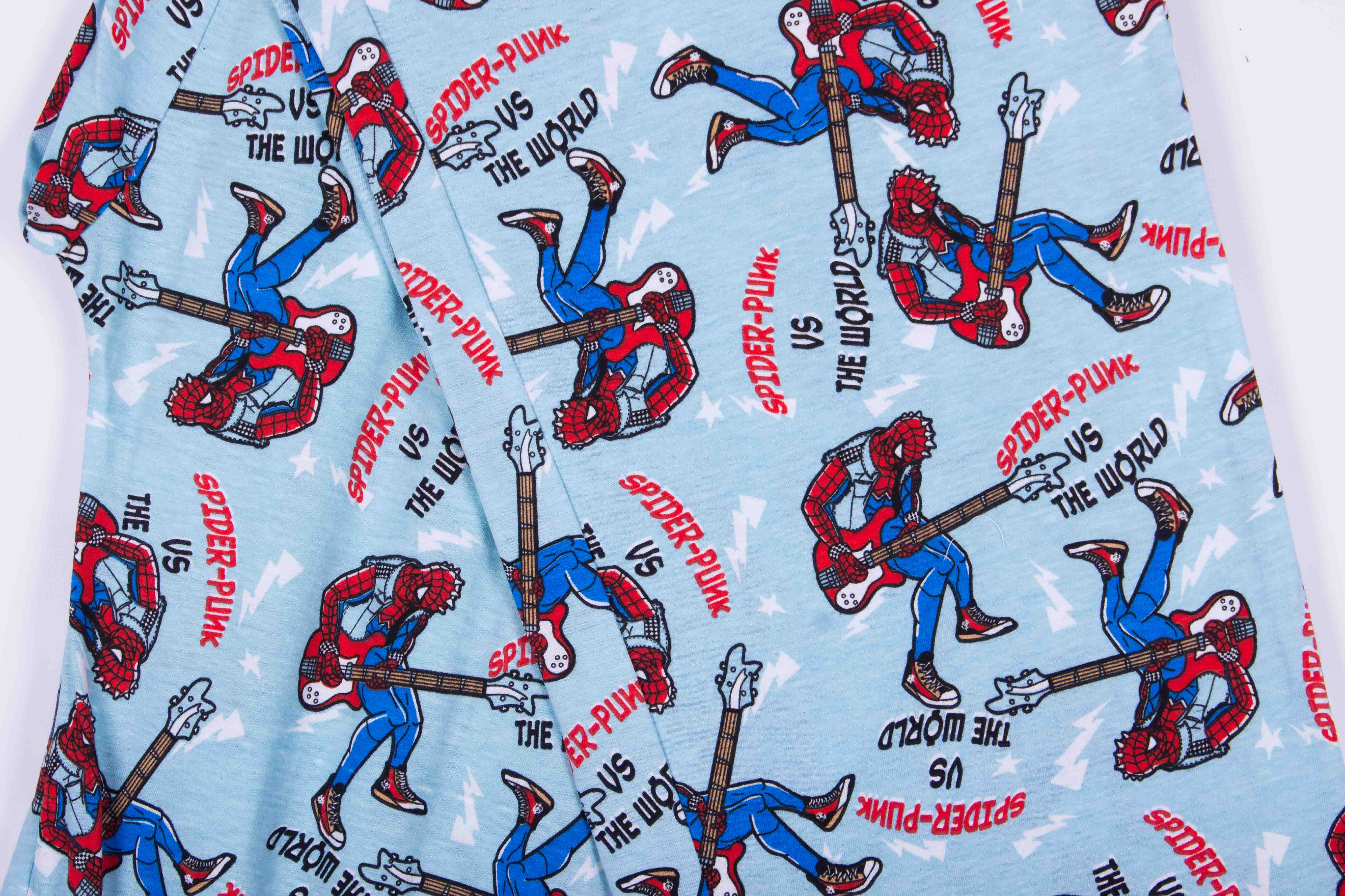 Baby-Blue Spider-Man Guitar