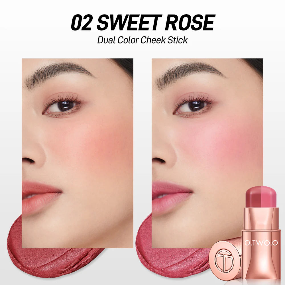 O.TWO.O Double Color Lip & Cheek Stick