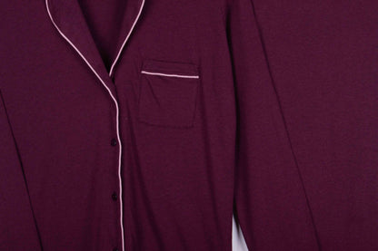 Deep Burgundy Pink Lining (Softest Yet)