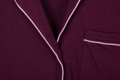 Deep Burgundy Pink Lining (Softest Yet)