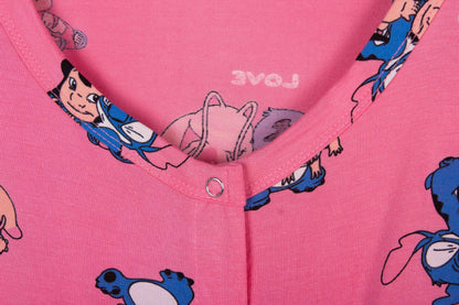 Weird Stitch Neon Pink Soft Cotton