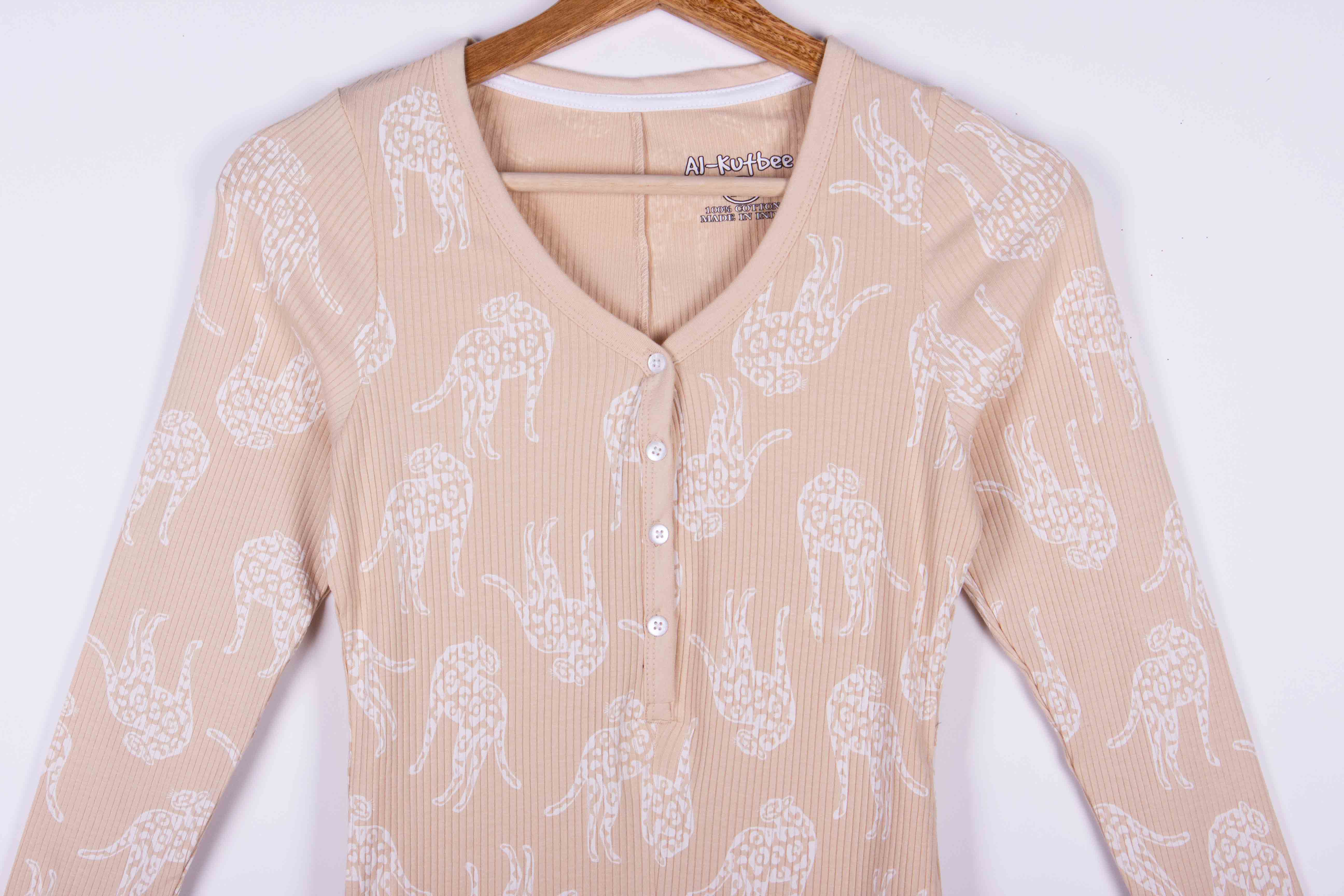 Leopard Beige Jumpsuit