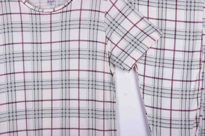 Chic Plaid with Stylish Ribbon
