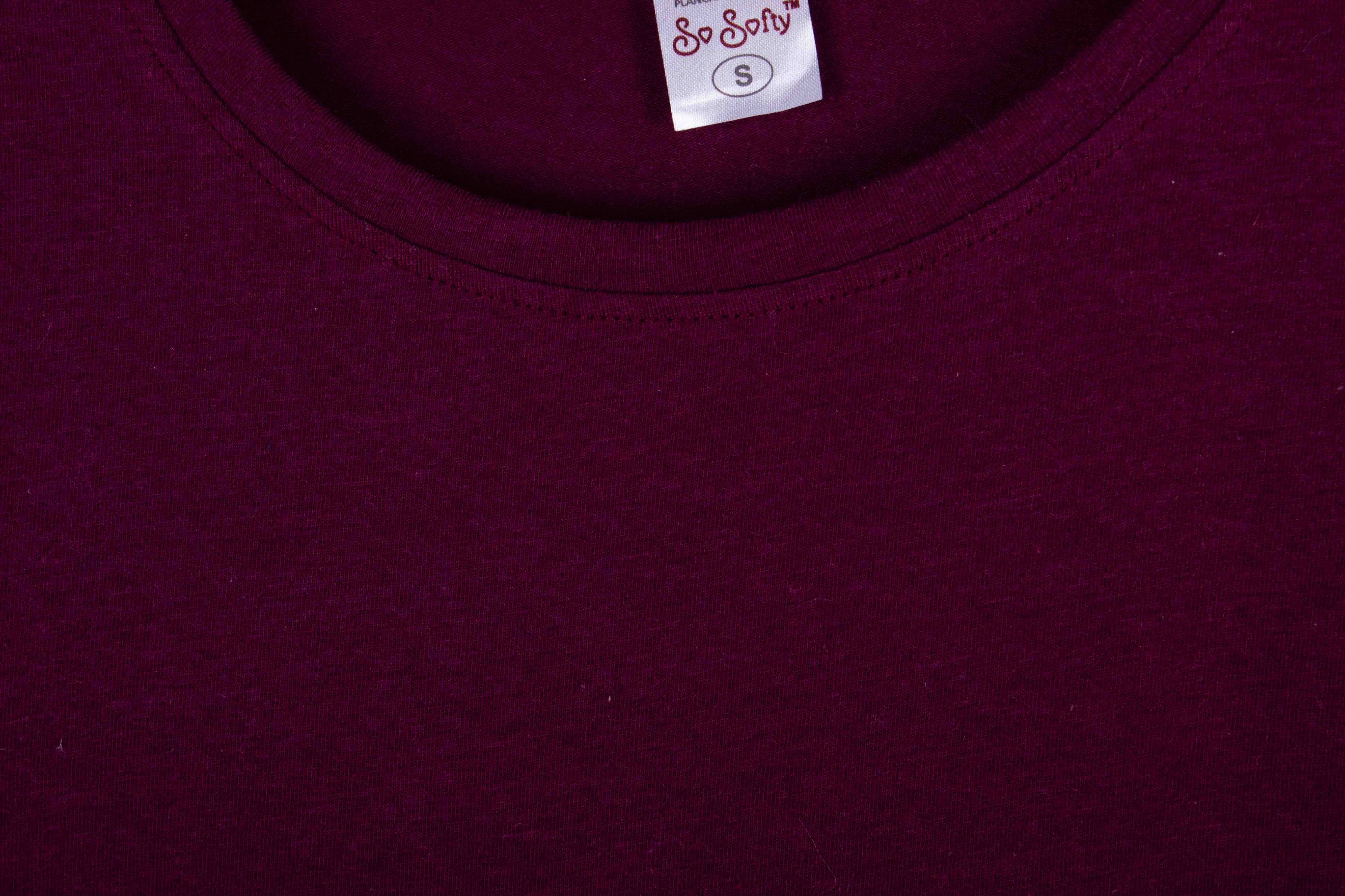 Burgundy Ski Print with Stylish Ribbon