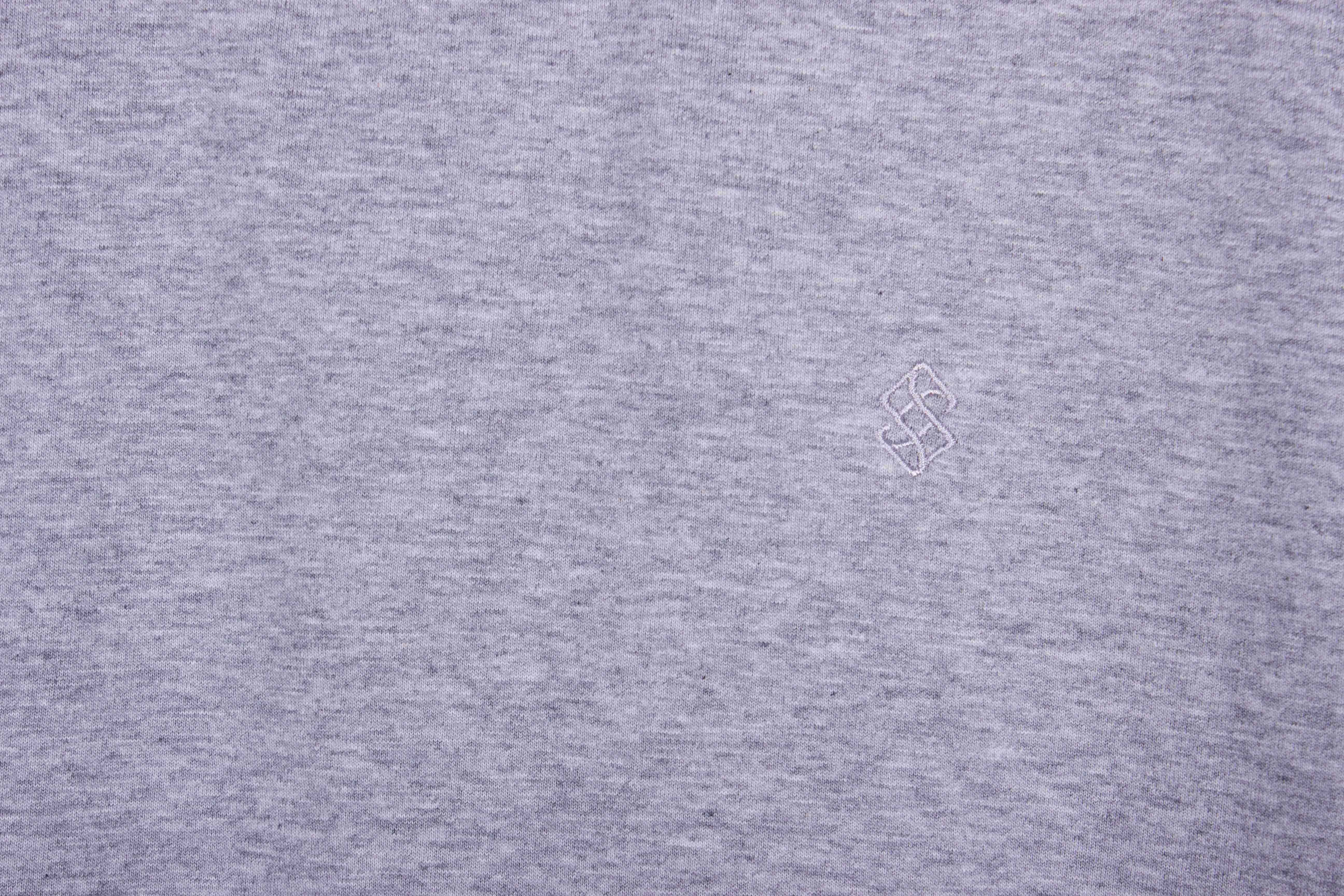 Grey Navy Pinstripe Contrast