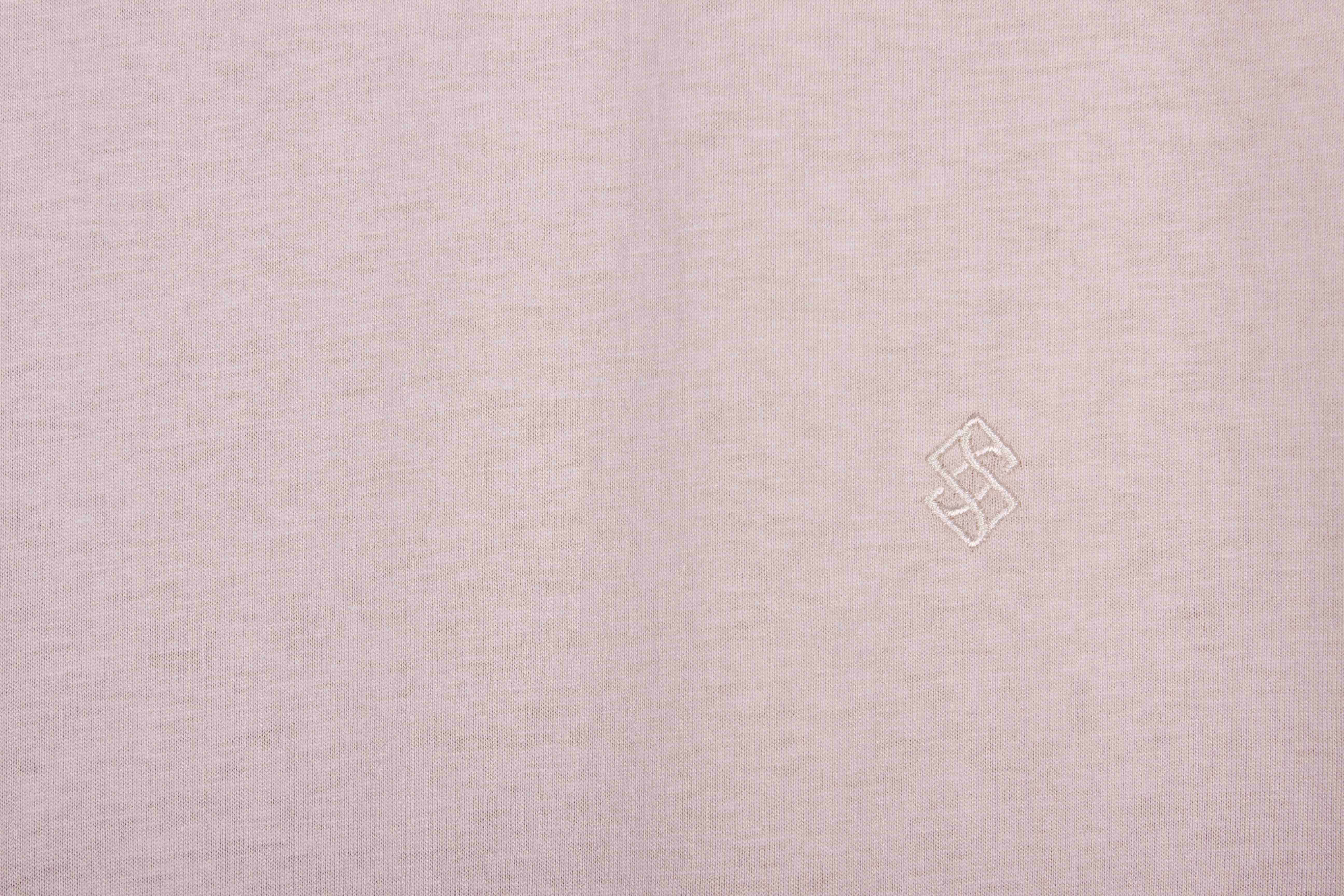 Beige Red Micro Gingham Check