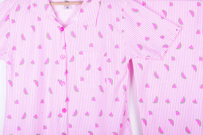 Pink Watermelon Stripes