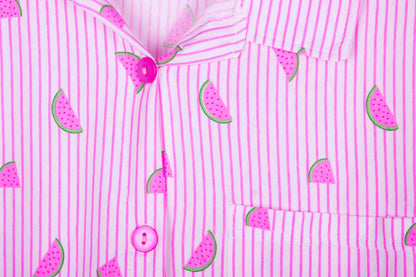 Pink Watermelon Stripes