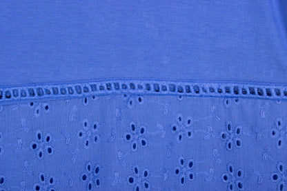 Blue Eyelet Cute Shorts