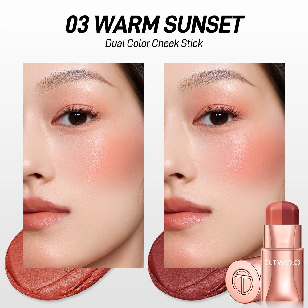O.TWO.O Double Color Lip & Cheek Stick