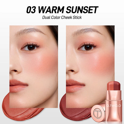 O.TWO.O Double Color Lip & Cheek Stick