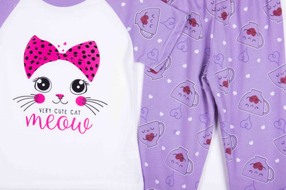 Purple Cute Meow