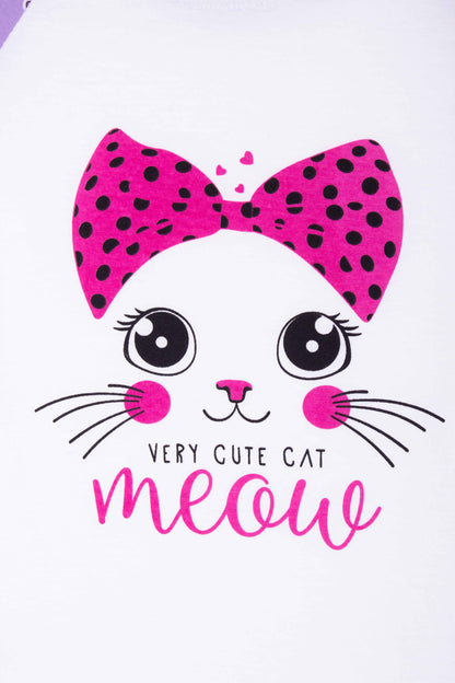 Purple Cute Meow