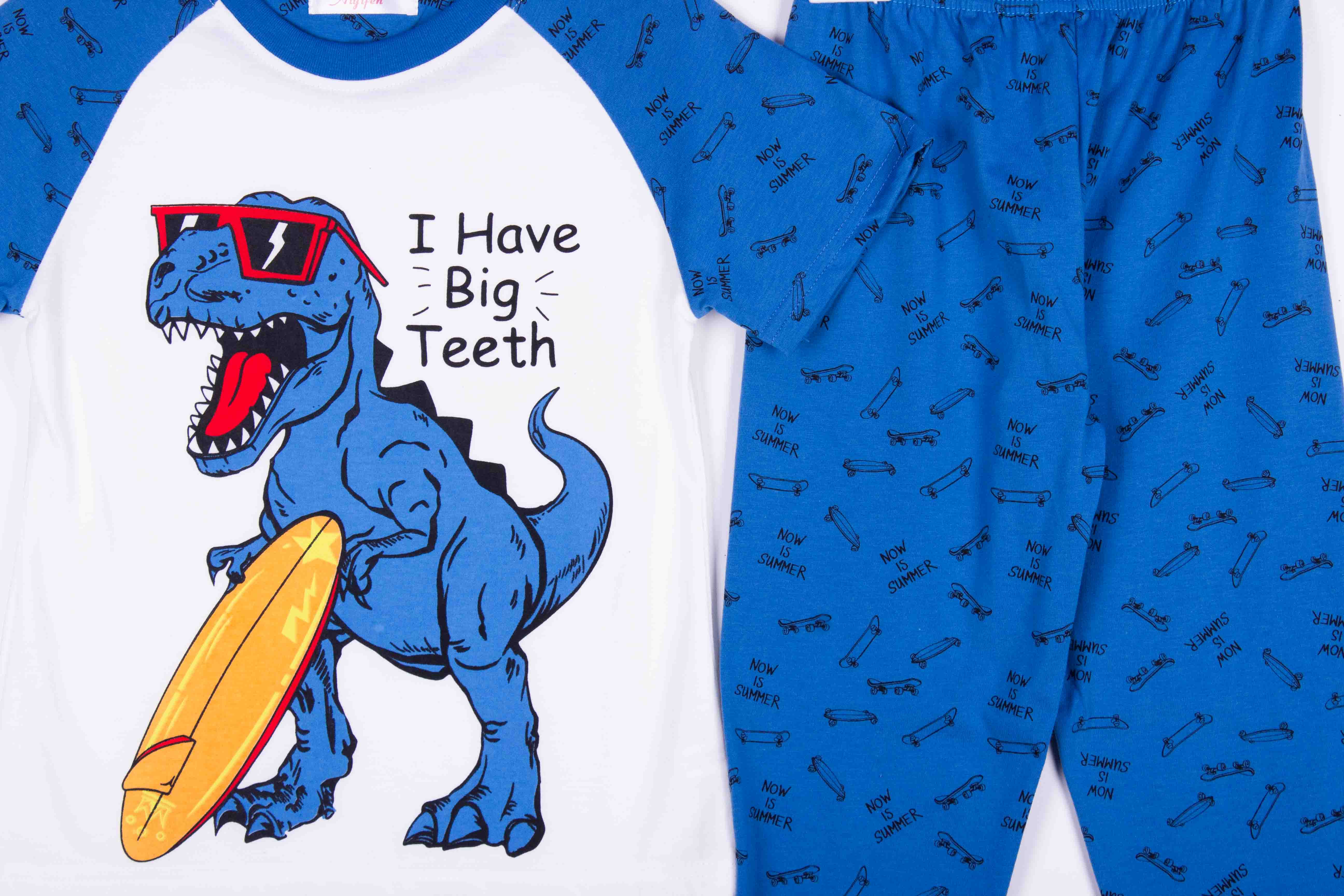 Big Teeth Dinosaur Blue