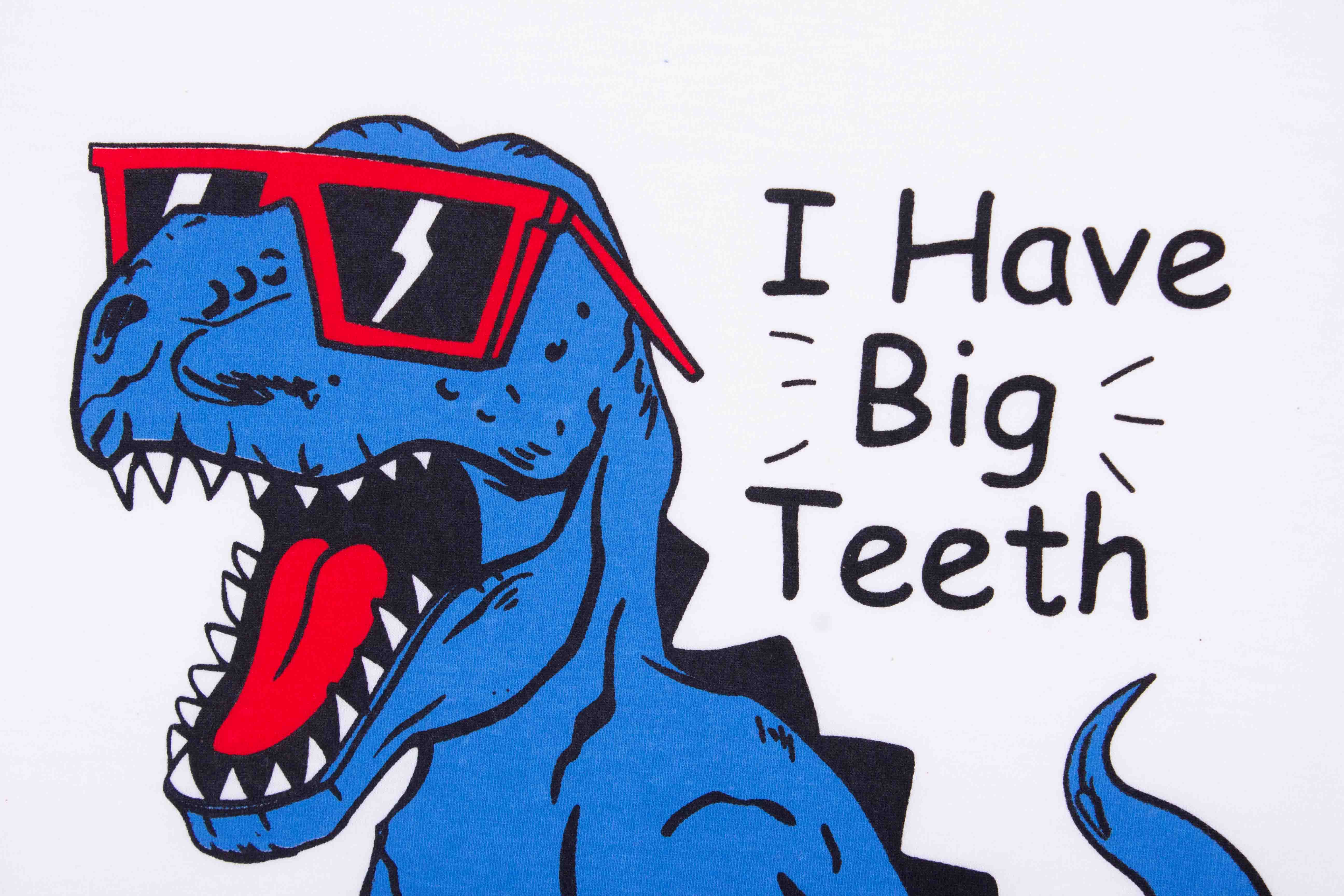 Big Teeth Dinosaur Blue