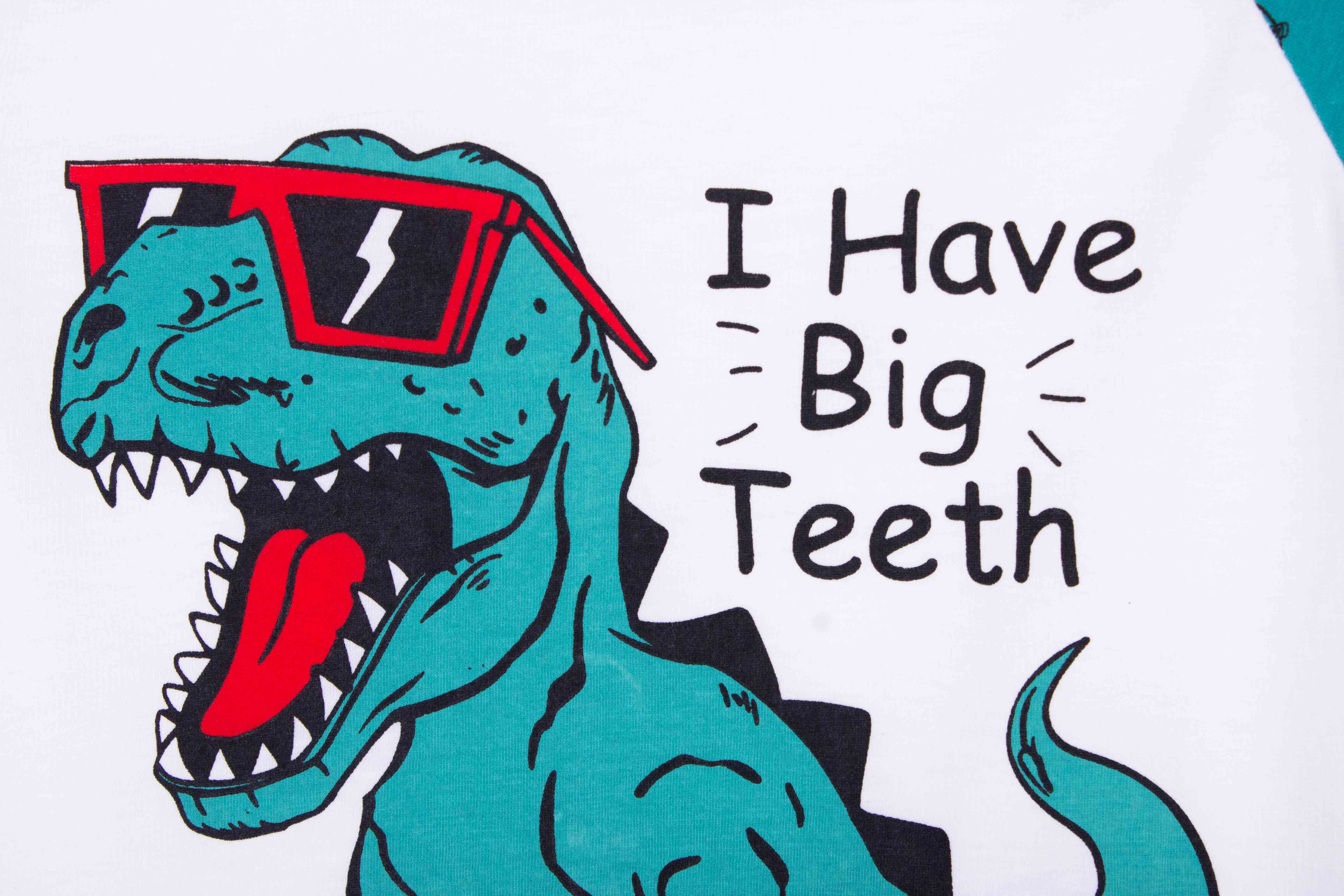 Big Teeth Dinosaur Teal