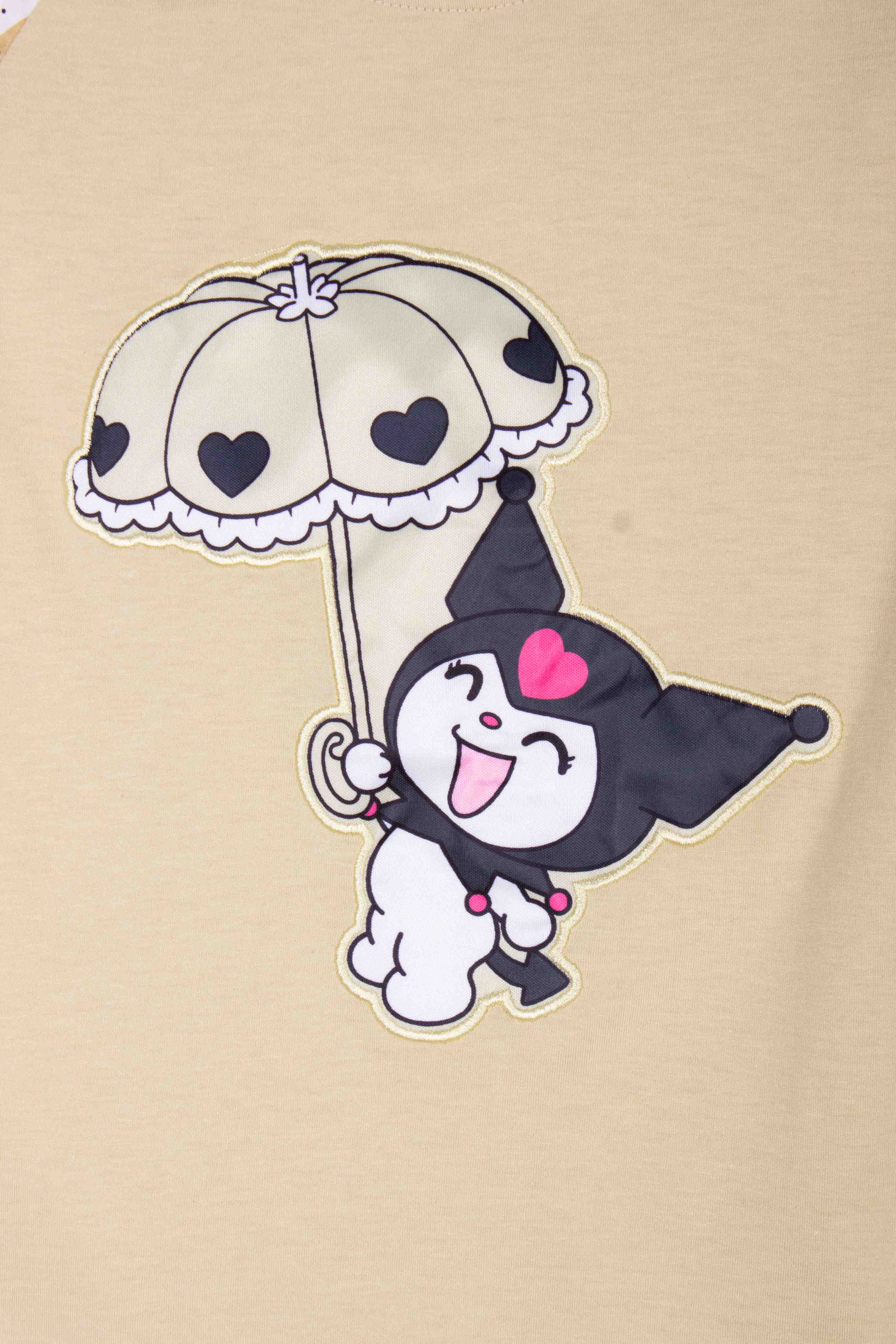Beige Kuromi Umbrella