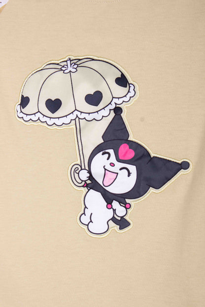 Beige Kuromi Umbrella