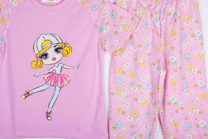 Pink Floral Doll