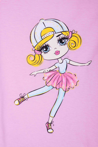 Pink Floral Doll