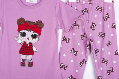 Pink Bow Polka Doll
