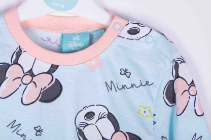 Pastel Minnie with Bow Romper