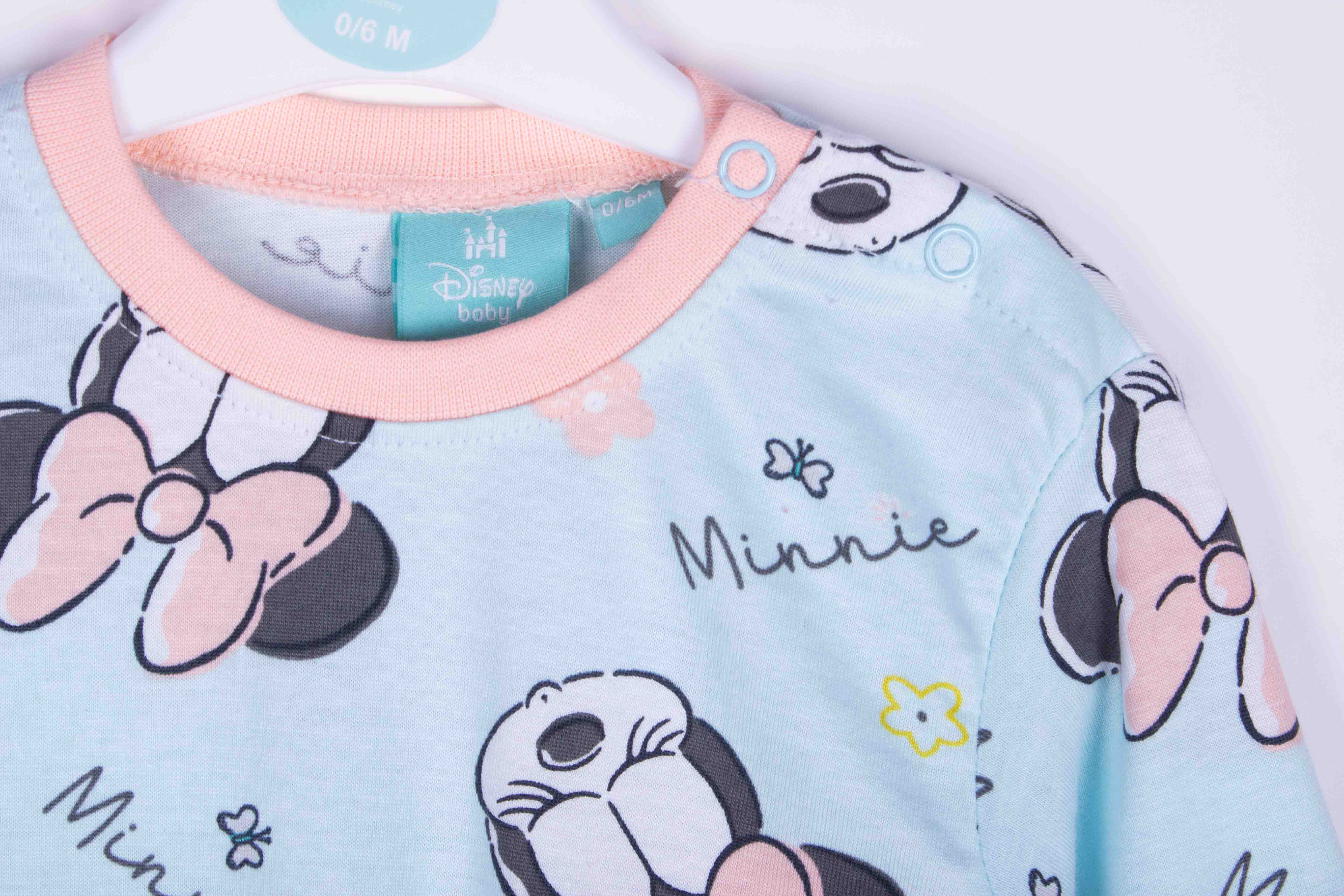 Pastel Minnie with Bow Romper