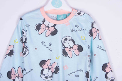 Pastel Minnie with Bow Romper