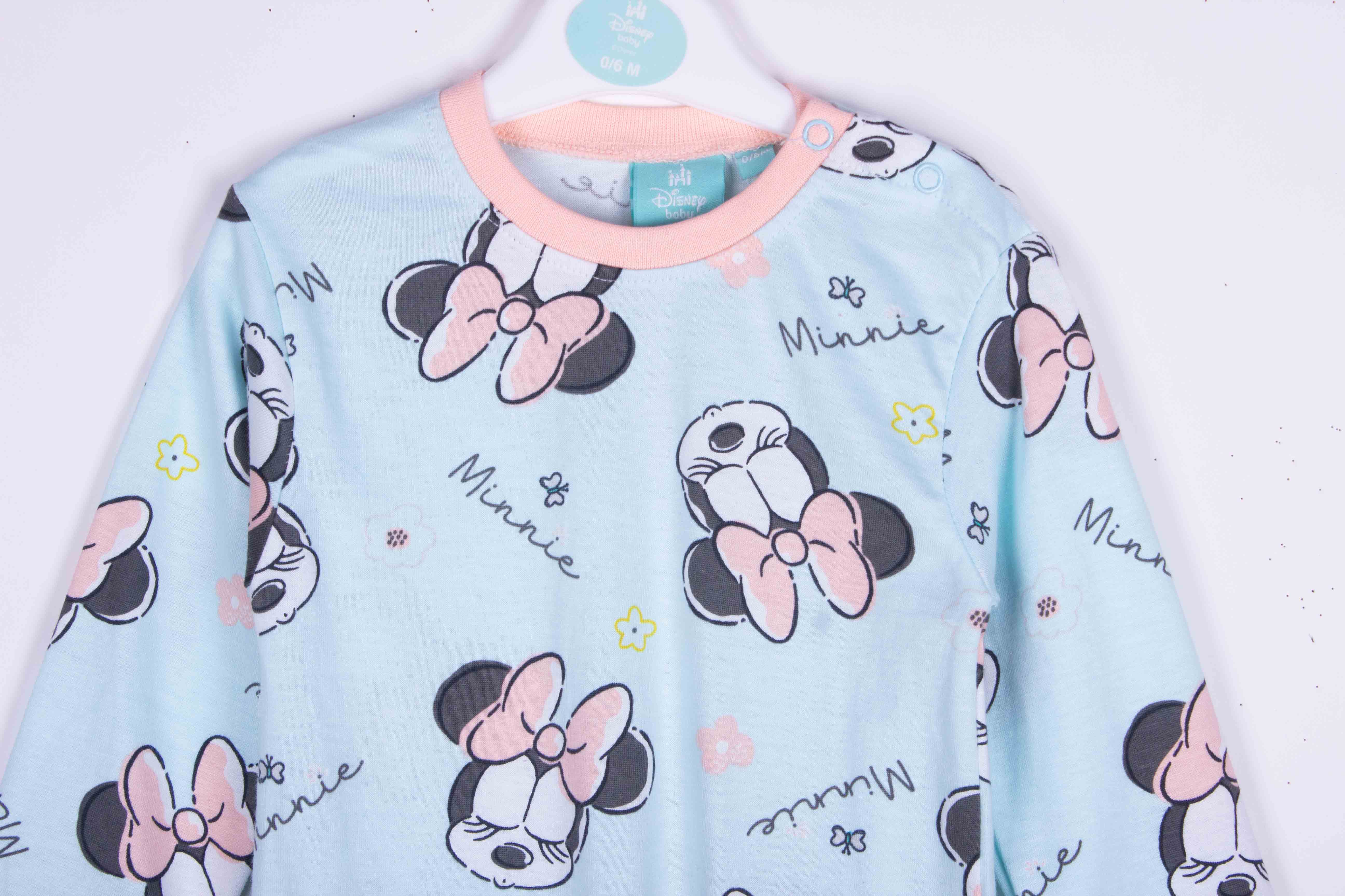 Pastel Minnie with Bow Romper