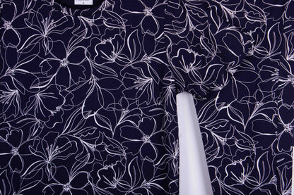 Midnight Navy Blossom