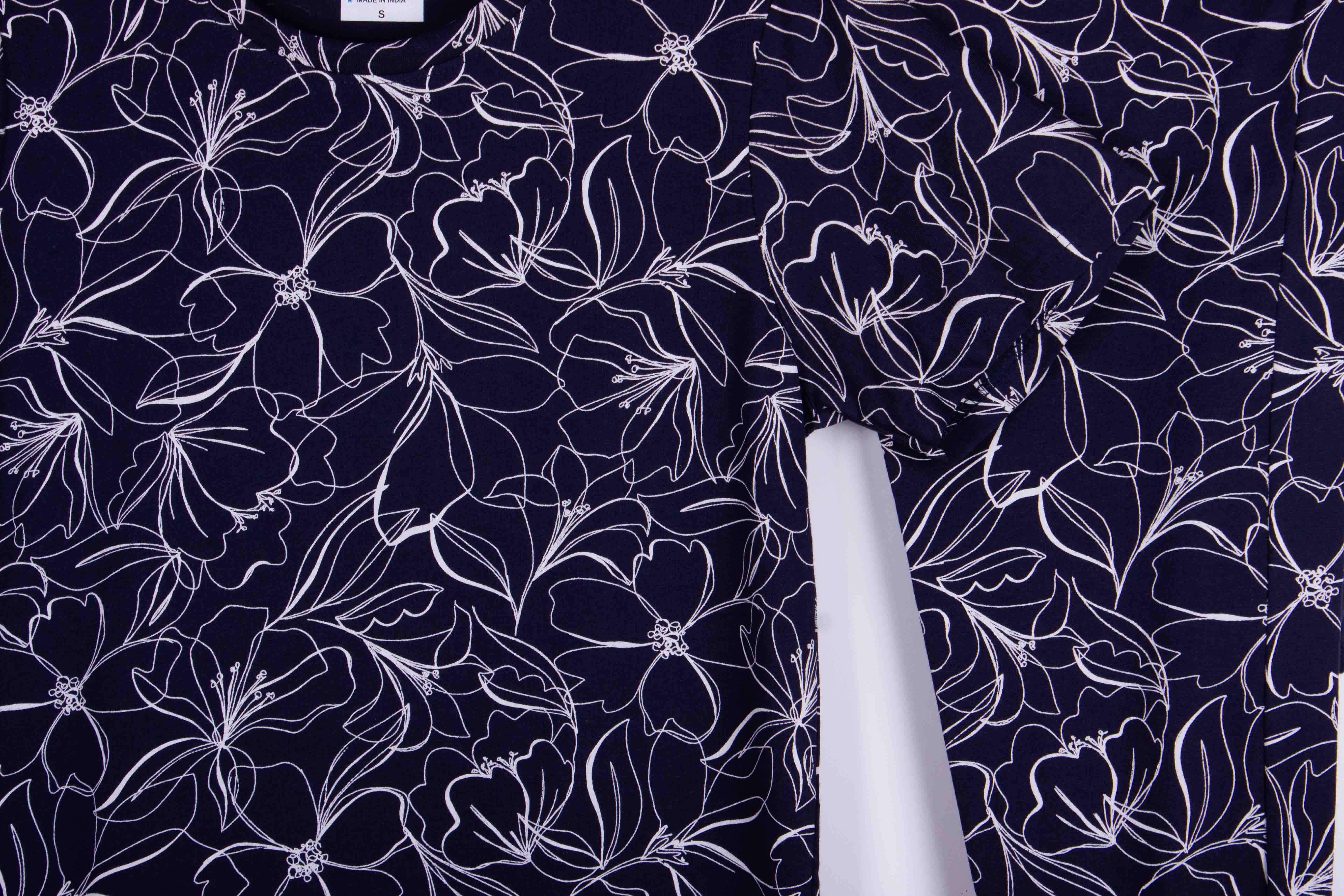 Midnight Navy Blossom