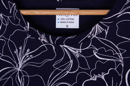 Midnight Navy Blossom