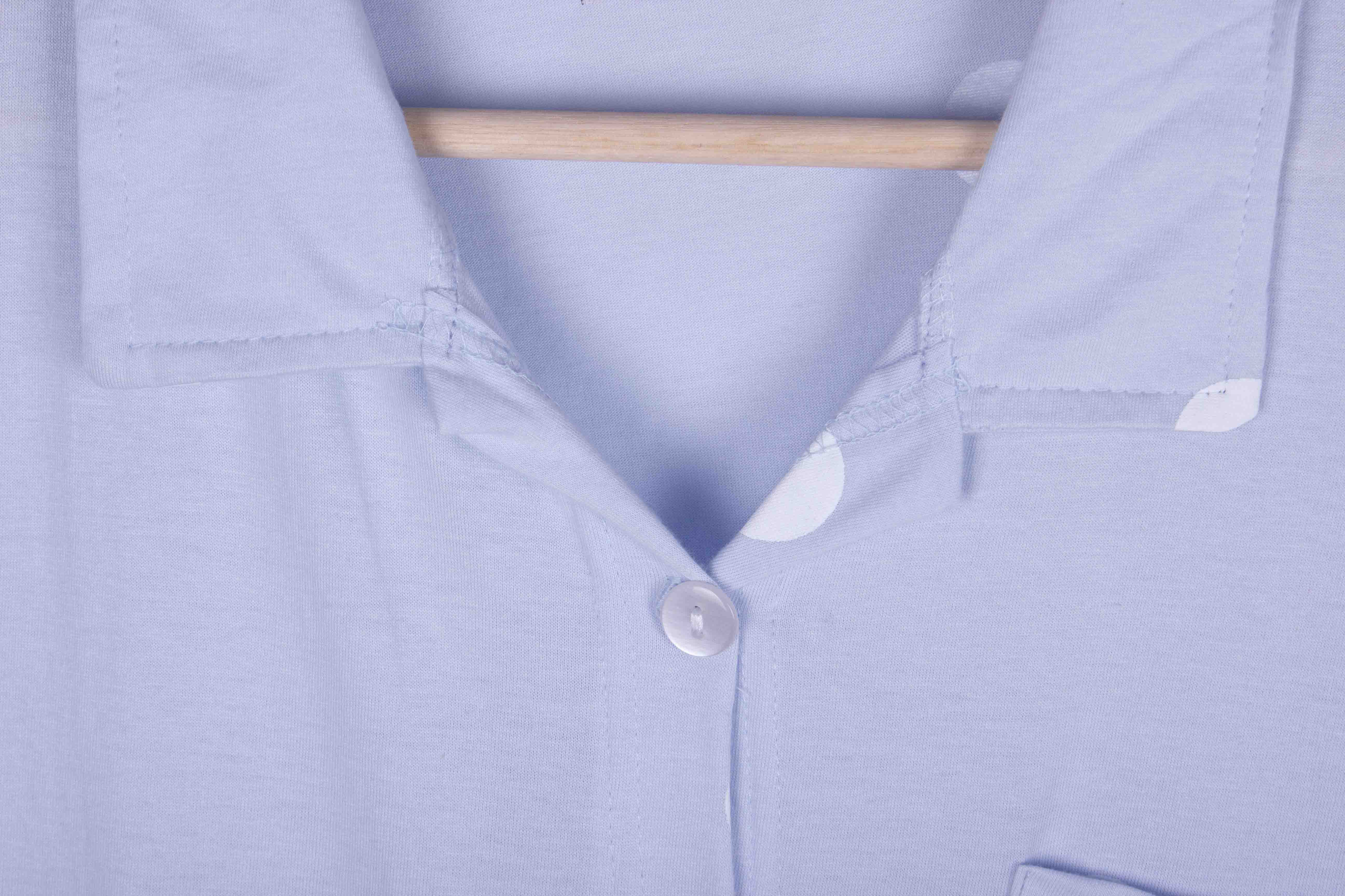 Baby Blue Polka
