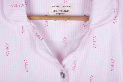 Blush Pinstripe Bloom