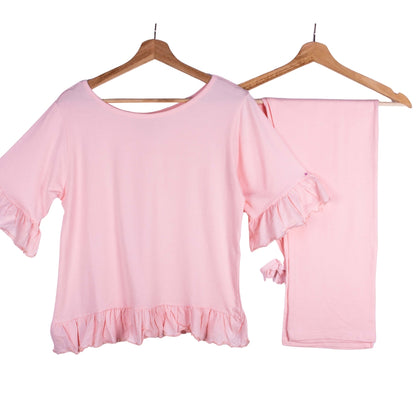 Soft Cotton Pink Frills