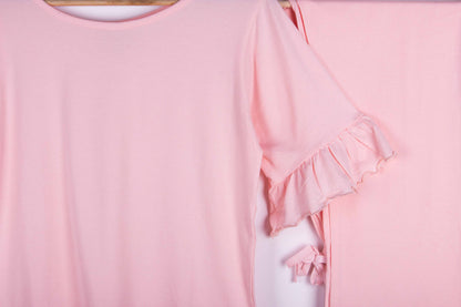 Soft Cotton Pink Frills