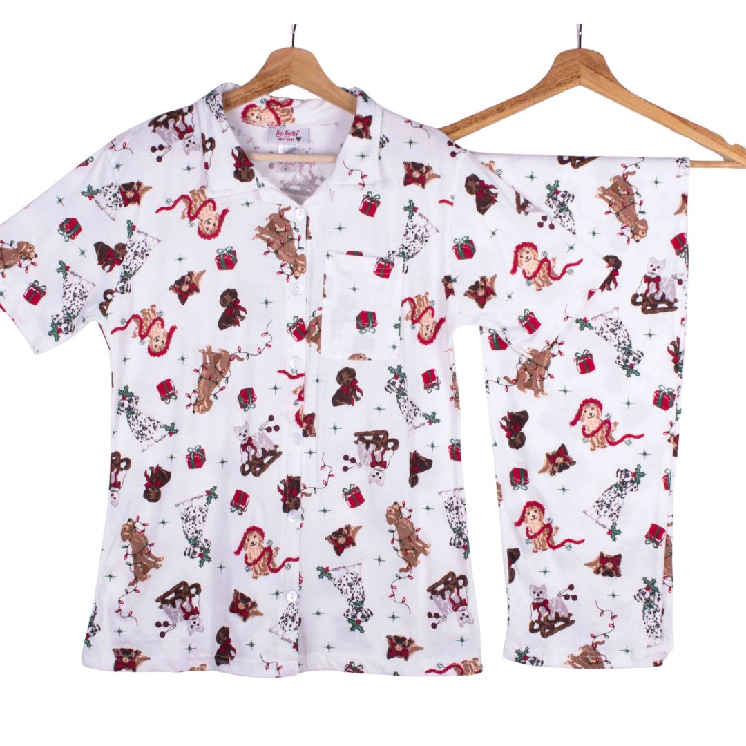 Festive Whimsy Button Up