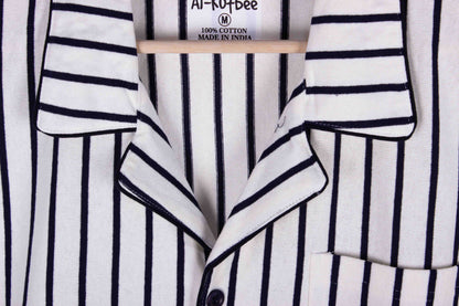 Ivory Pinstripe Classic