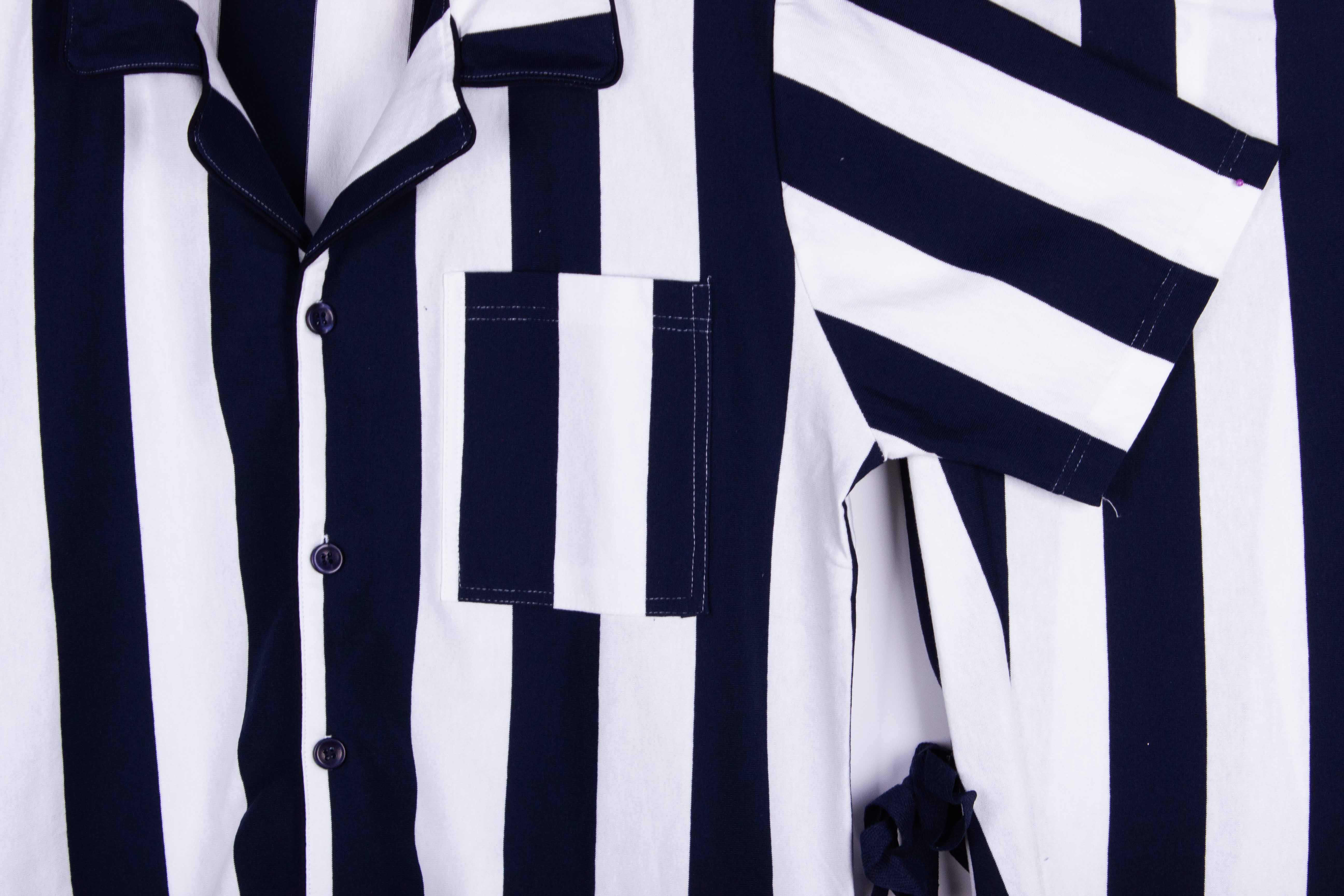 Navy Posh Stripe