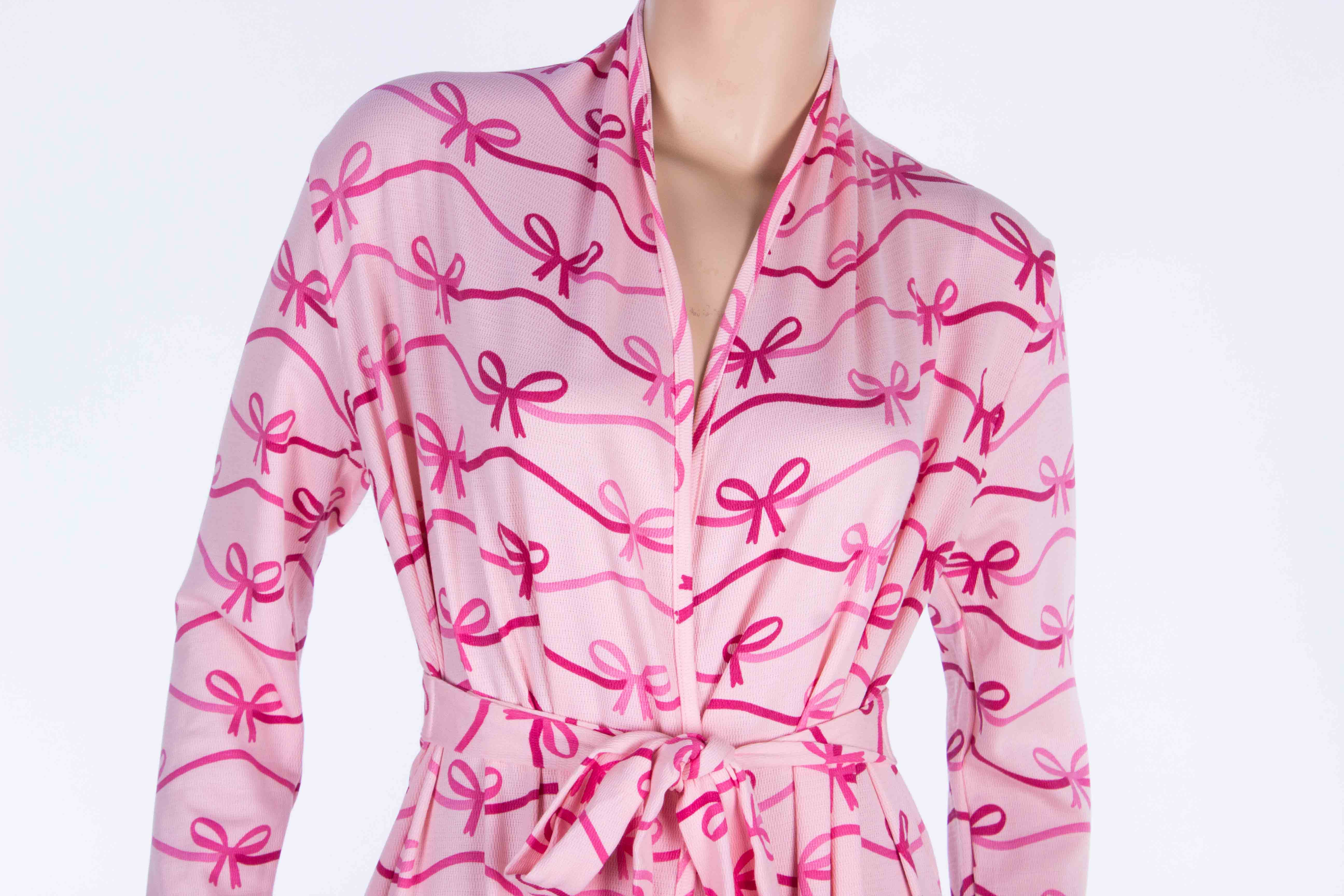 Candy Pink Ribbon Robe