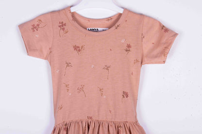 Dusty Rose Floral Dress