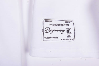 White Barcode Streetwear