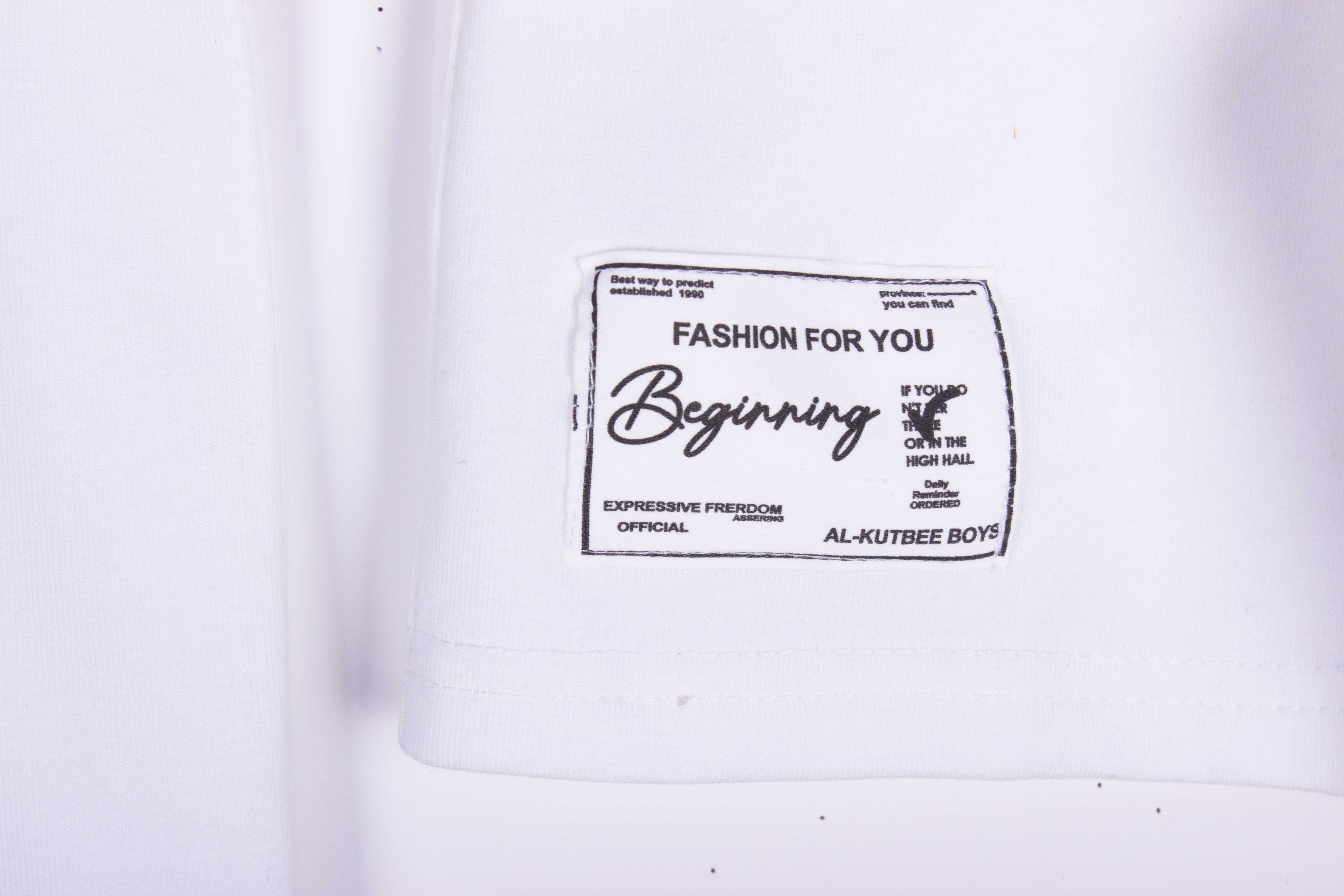 White Barcode Streetwear