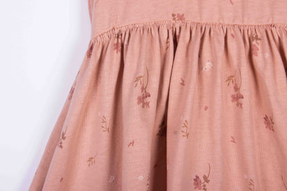 Dusty Rose Floral Dress